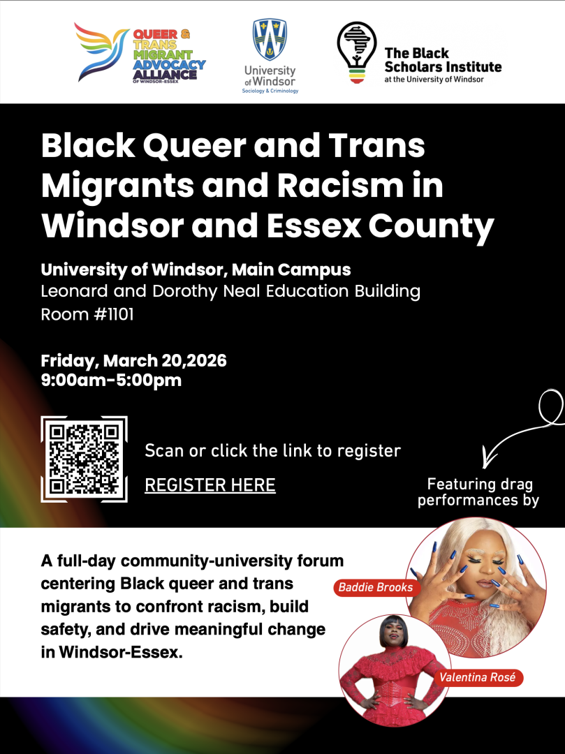 Black Queer & Trans Migrants and Racism in Windsor Essex County Conference